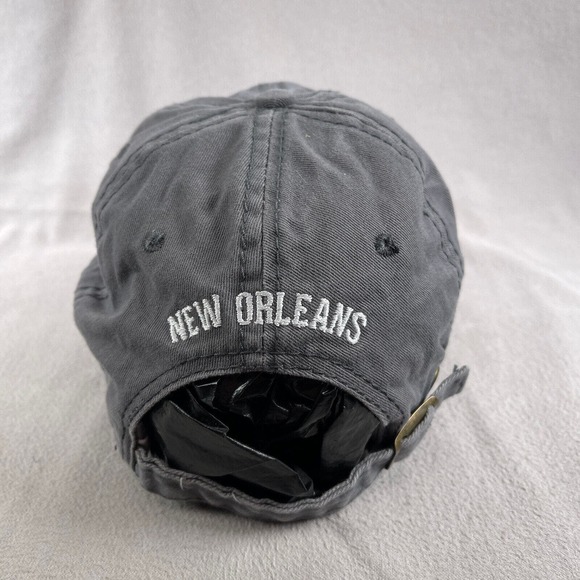Southern People‎ Hat Womens Gray Strapback Cap Embroidered We People New Orleans - Picture 3 of 12